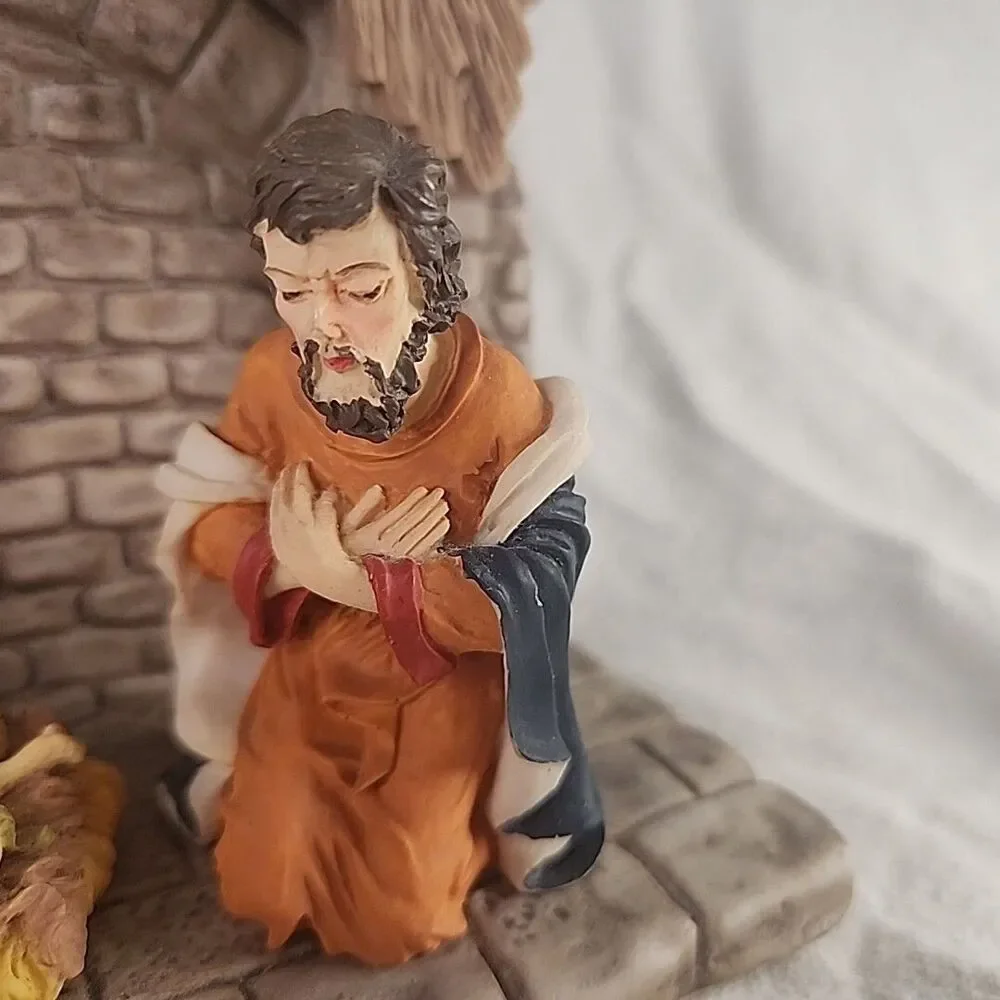 Nativity Set St. Nicholas Square Porcelain Christmas Kohl's Exclusive Vintage